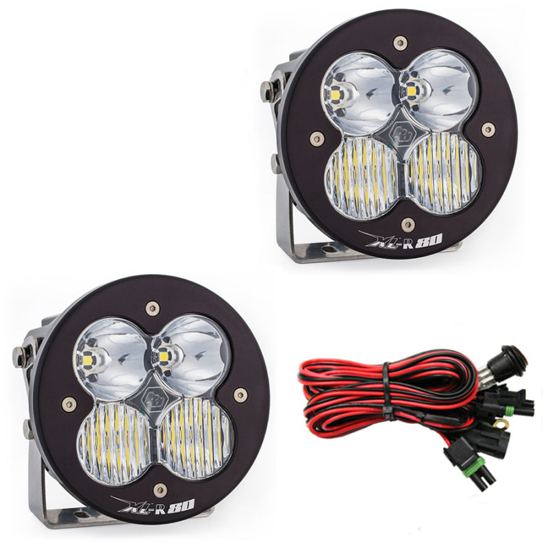 BAJA DESIGNS XL R 80 Series Driving Combo Pattern Pair LED Light Pods