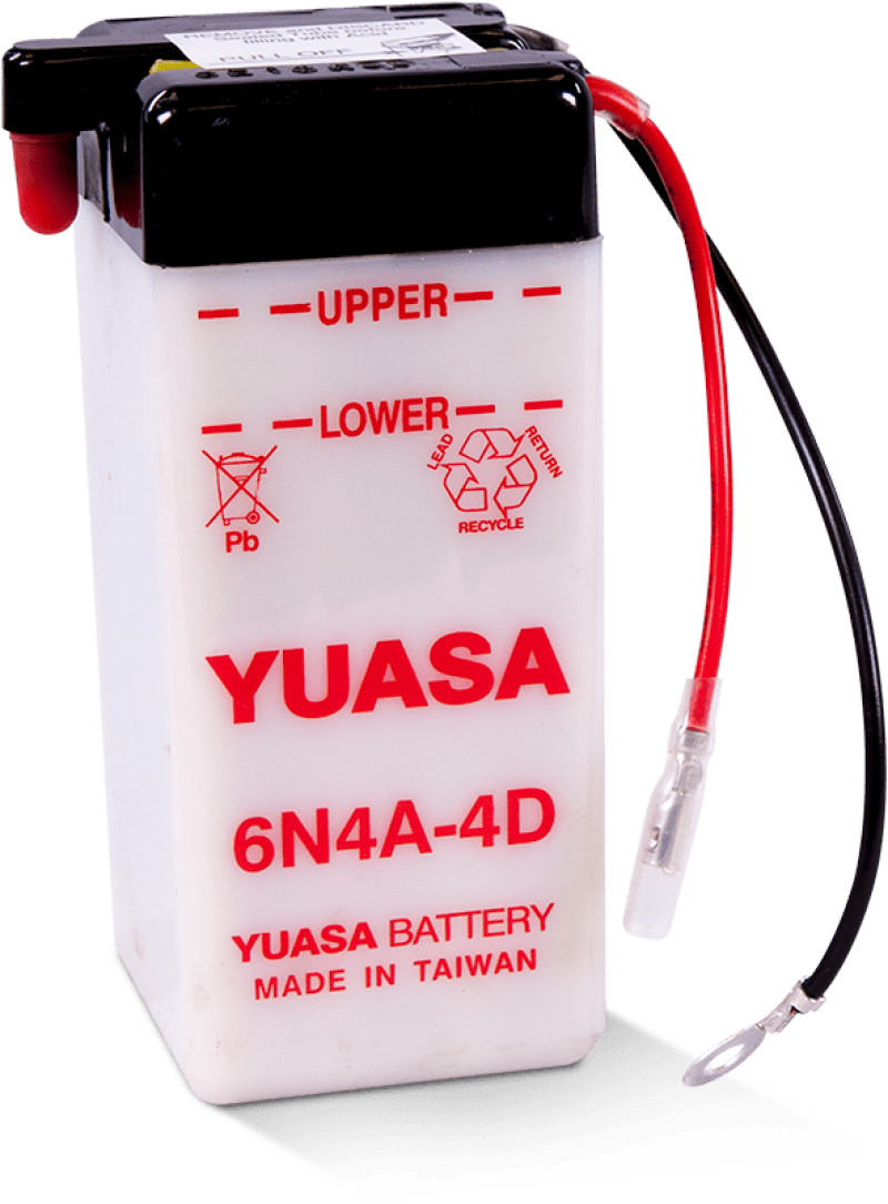 YUASA 6N4A-4D Conventional 6 Volt Battery