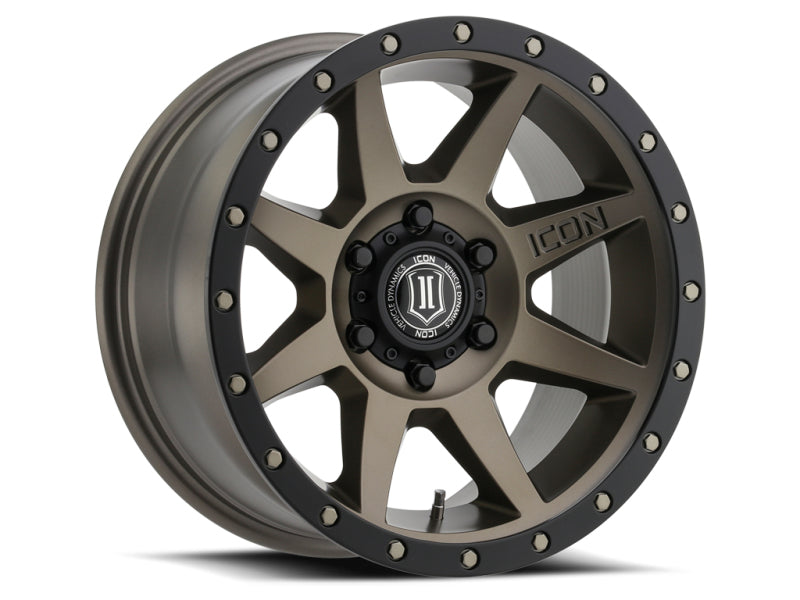 ICON Rebound 17x8.5 5x5 -6mm Offset 4.5in BS 71.5mm Bore Bronze Wheel