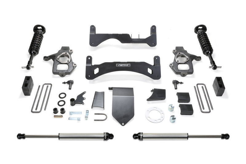 FABTECH 14-18 GM C/K1500 P/U w/oE Alm Or Stmp Stl UCA 6in Perf Sys G2 w/Dl 2.5 & 2.25