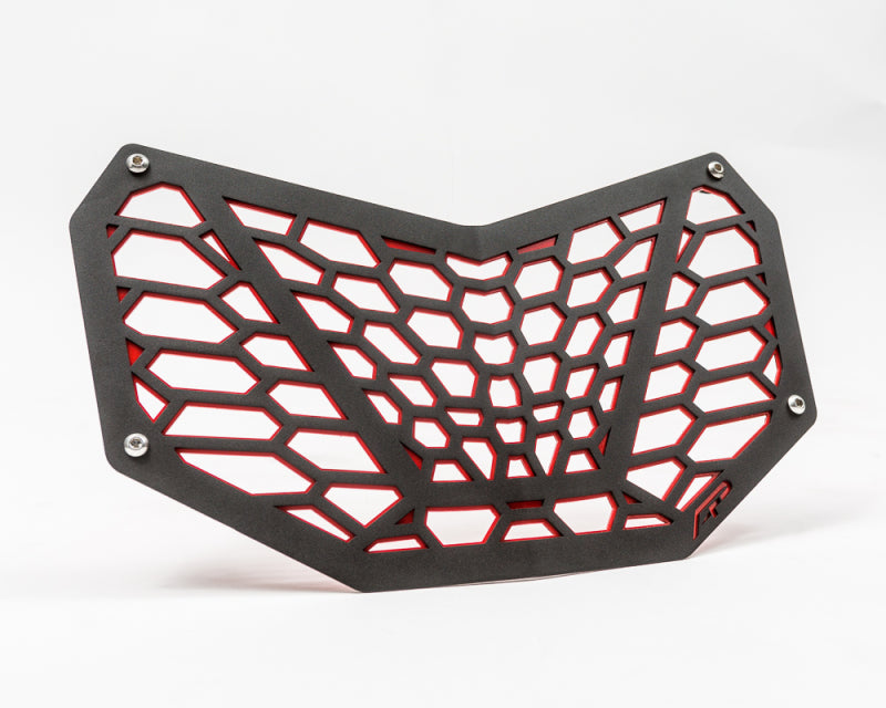 AGENCY POWER 17-19 Can-Am Maverick X3 Premium Grill - Black & Red