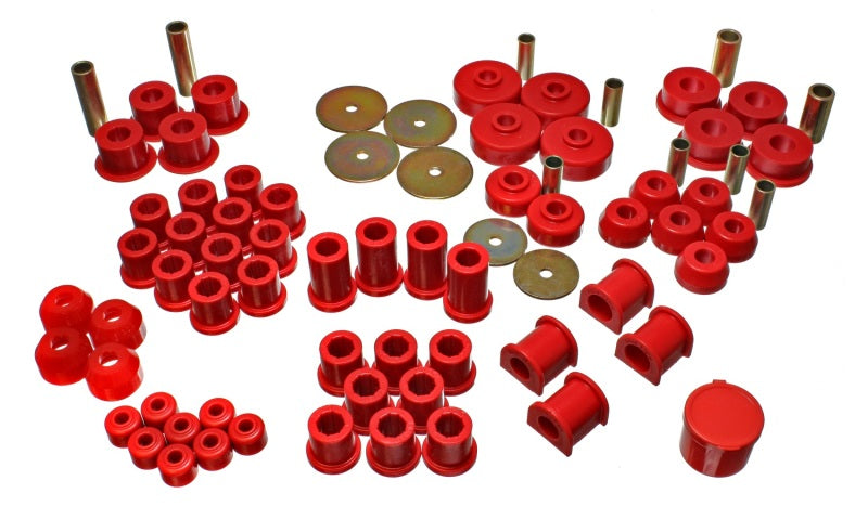 ENERGY SUSPENSION 79-85 Toyota 4WD Pickup (Except T-100 & Tundra)  Red Hyper-Flex Master Bushing Set