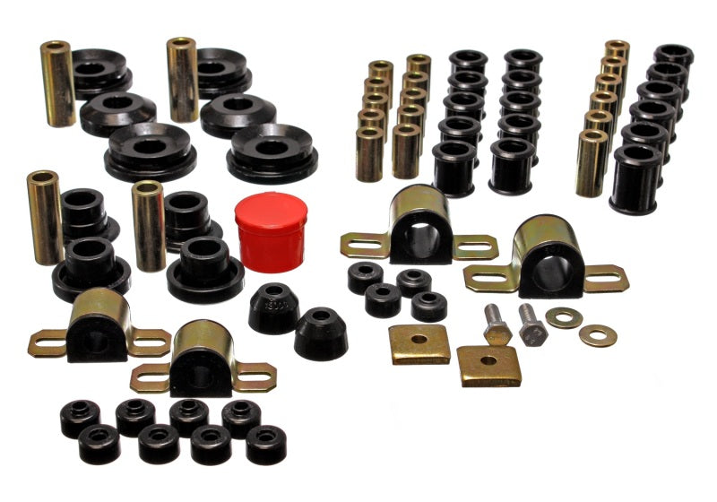 ENERGY SUSPENSION 95-98 Nissan 240SX (S14) Black Hyper-Flex Master Bushing Set