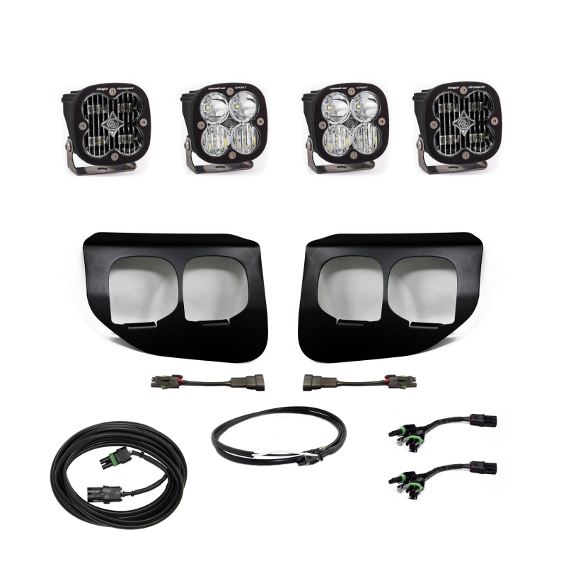 BAJA DESIGNS Ford Super Duty (20-On) Fog Lights Dual FPK SAE/Sport DC BAJA DESIGNS w/Upfitter