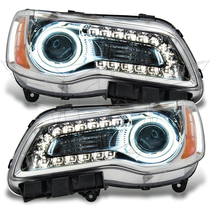 ORACLE 11-14 Chrysler 300C SMD HL - Chrome - NON HID - ColorSHIFT w/ BC1 Controller SEE WARRANTY