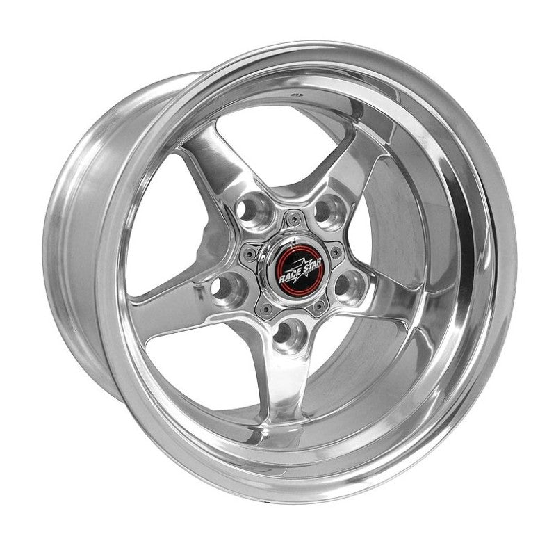 RACE STAR 92 Drag Star 17x7.00 5x5.50bc 4.25bs ET6 Direct Drill Polished Wheel