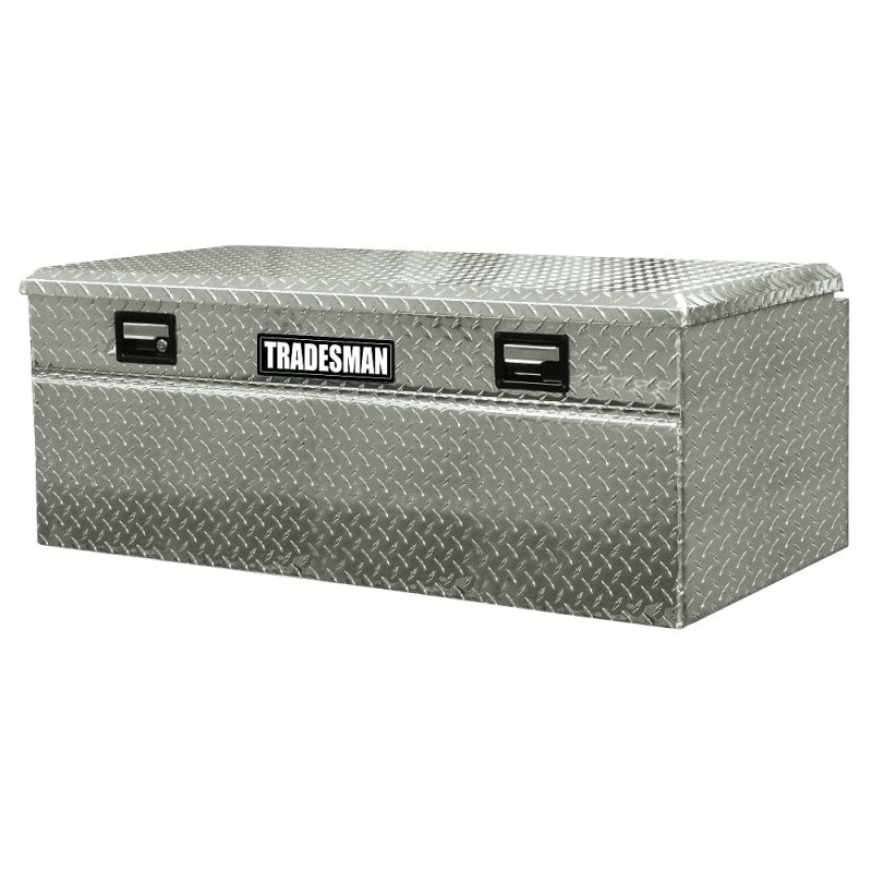 TRADESMAN Aluminum Flush Mount Truck Tool Box Full/Wide (36in.) - Brite