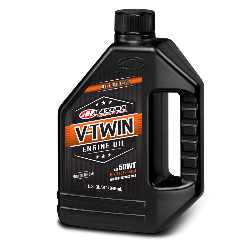 MAXIMA V-Twin Mineral 50wt - 1 Liter - Case of 12