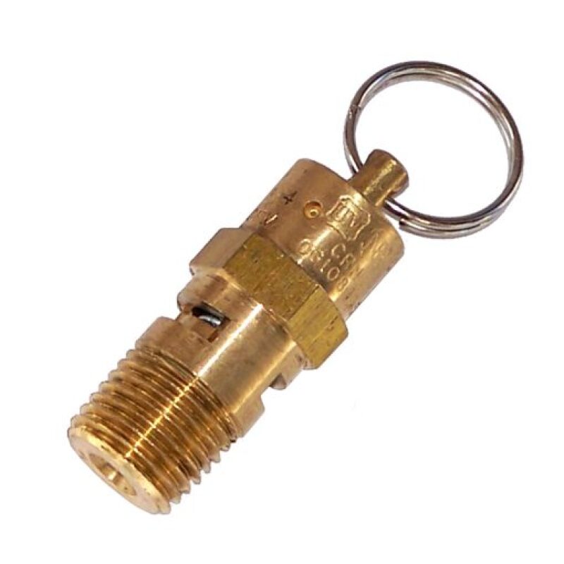 KLEINN Safety Valve - 1/4In M NPT - 250 PSI Rated Pop-Off Valve