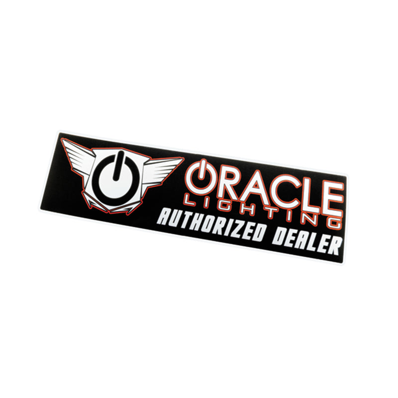 ORACLE Authorized Dealer Bumper Sticker - Black/Orange SEE WARRANTY