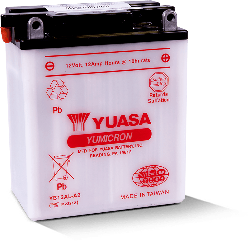 YUASA YB12AL-A2 Yumicron 12 Volt Battery