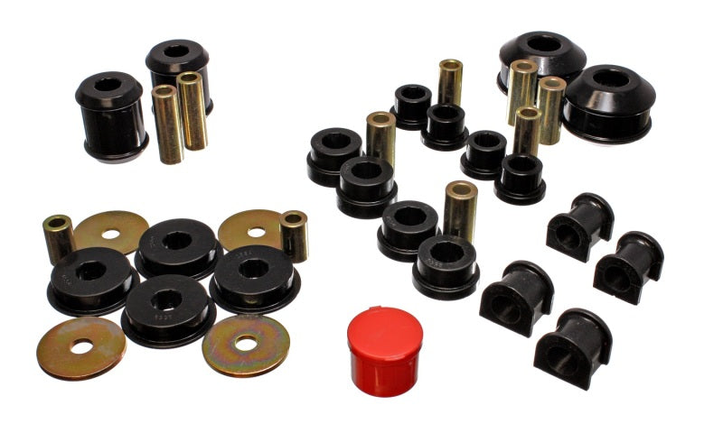 ENERGY SUSPENSION 03-05 Mitsubishi Lancer EVO 8 Black Hyper-flex Master Bushing Set