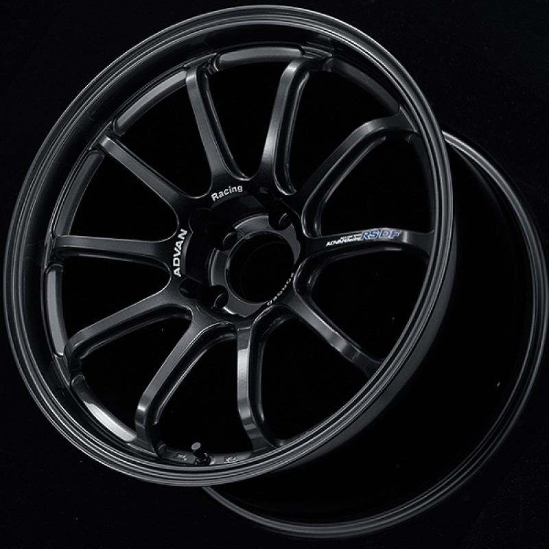 Advan RSXDF Progressive 18x9.0 +31 5X114.3 Racing Titanium Black Wheel