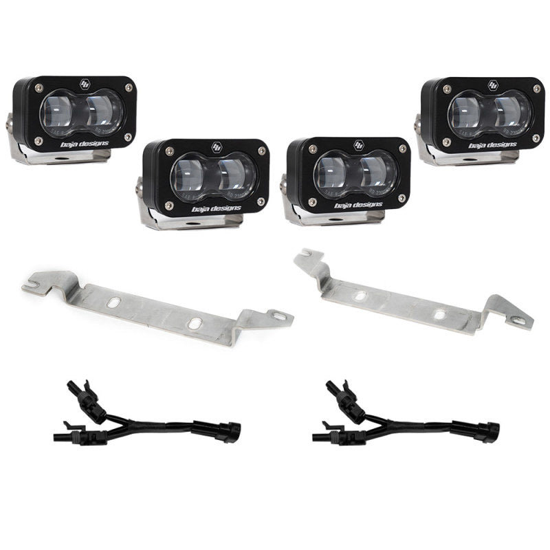 BAJA DESIGNS 2022+ Toyota Tundra S2 SAE OEM Fog Light Replacement Kit - Clear