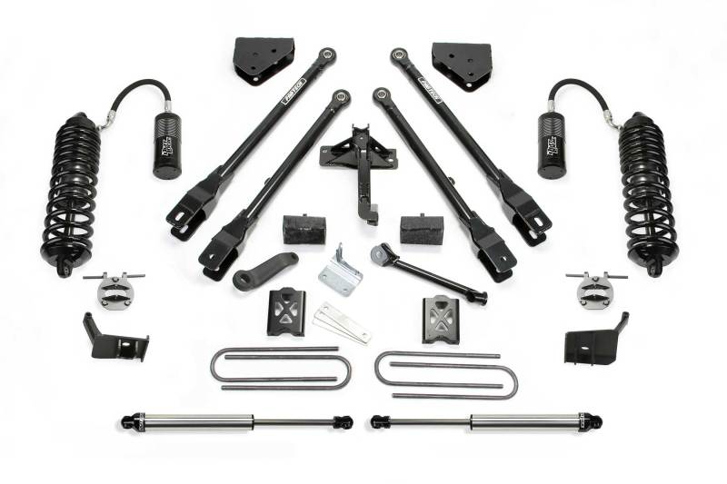 FABTECH 11-16 Ford F250/F350 4WD 4in 4Link Sys w/4.0 & 2.25