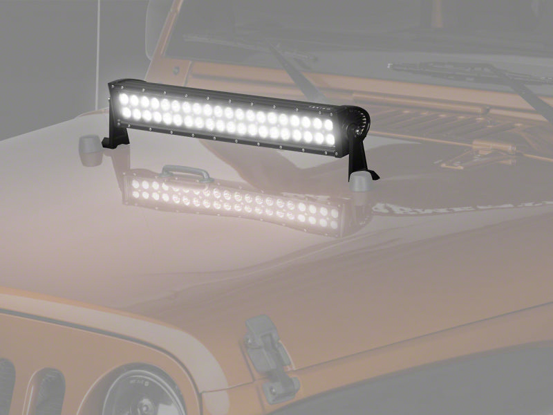 RAXIOM 20-In Dual Row LED Light Bar Flood/Spot Combo Beam Universal (Some Adaptation Required)