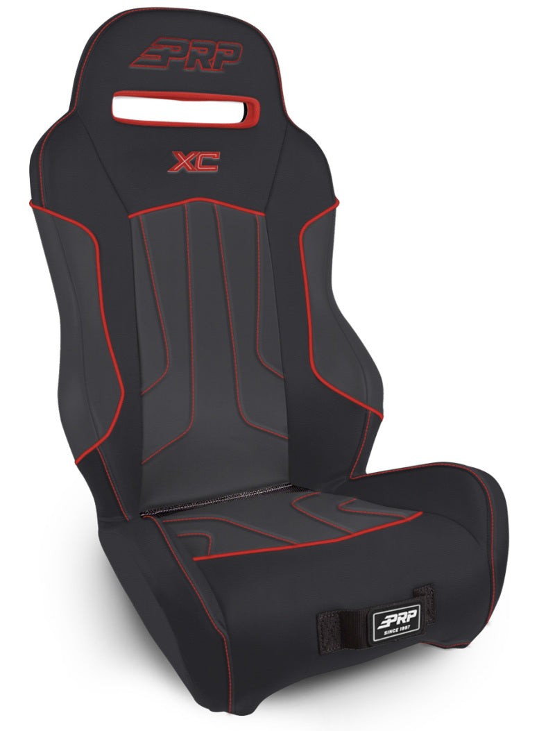 PRP XC Rear Suspension Seat- Black/Red