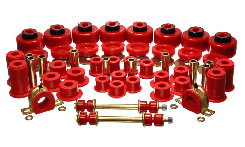 ENERGY SUSPENSION 99-06 Chevy C1500 New Body Style Silverado 2WD Red Hyper-flex Master Bushing Set