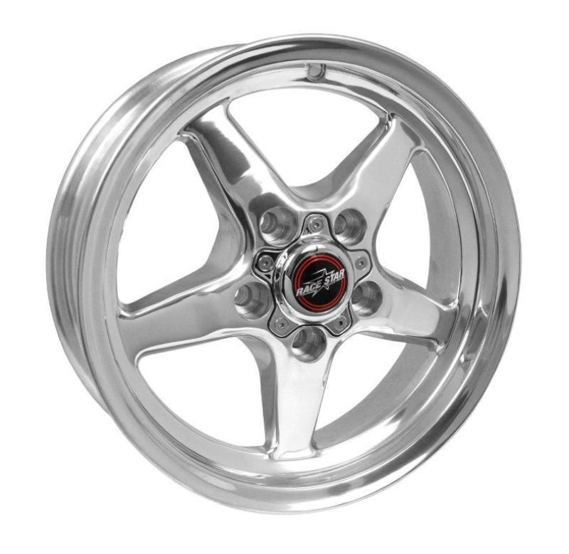 RACE STAR 92 Drag Star 15x5.00 5x4.75bc 2.38bs Direct Drill Polished Wheel