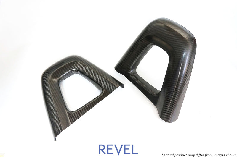 REVEL GT Dry Carbon Headrest Covers (Left & Right) 16-18 Mazda MX-5 - 2 Pieces