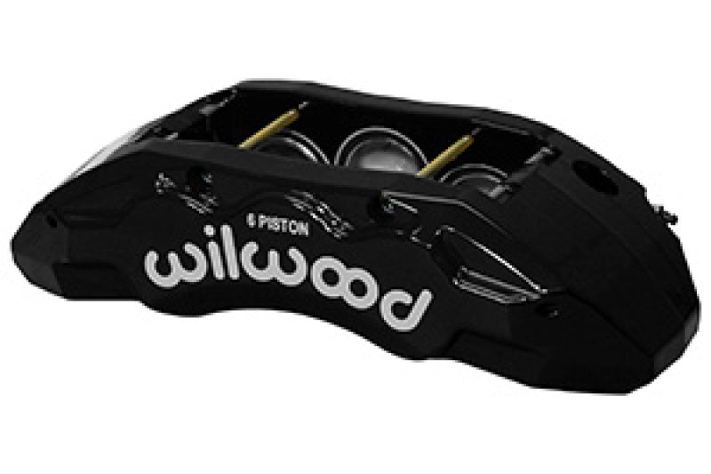 WILWOOD Caliper-TX6R- R/H - Black 1.62/1.38/1.38in Pistons 1.38in Disc