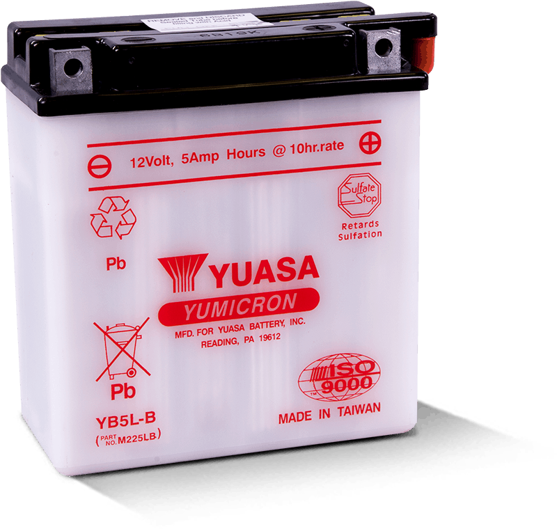 YUASA YB5L-B Yumicron 12 Volt Battery