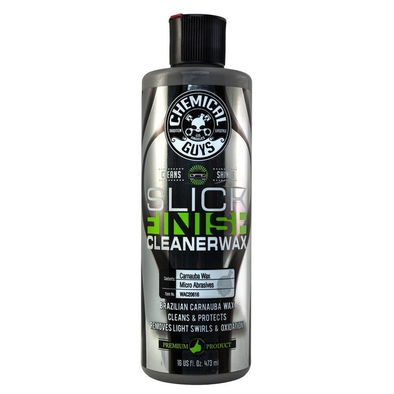 CHEMICAL GUYS Slick Finish Cleaner Wax - 16oz - Case of 6 - Case of 6