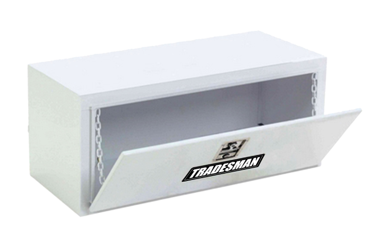 TRADESMAN Steel Flush Mount Truck Tool Box (48in.) - White