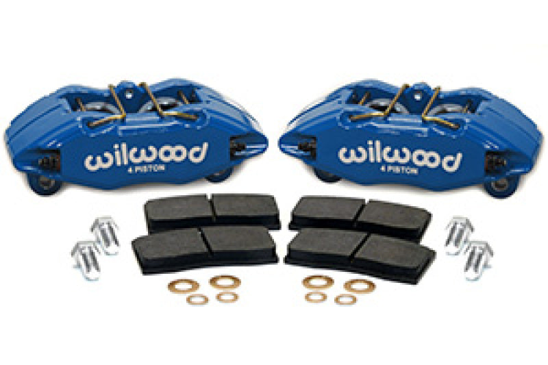 WILWOOD DPHA Front Caliper & Pad Kit Blue Honda / Acura w/ 262mm OE Rotor