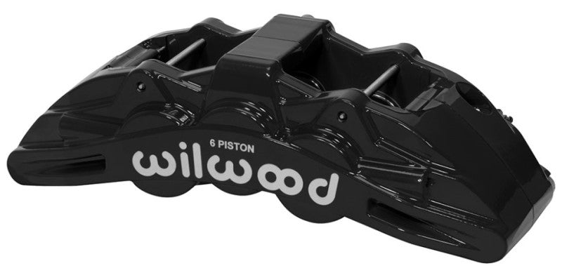 WILWOOD Caliper Black SX6R 4.04in Piston 1.25in Disc