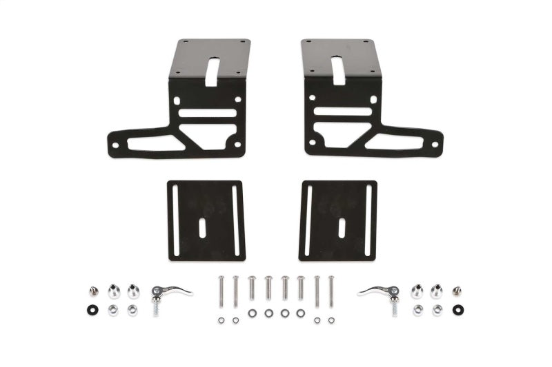 FABTECH 18-21 Jeep JL/JT Light Bracket Kit (Adjustable)