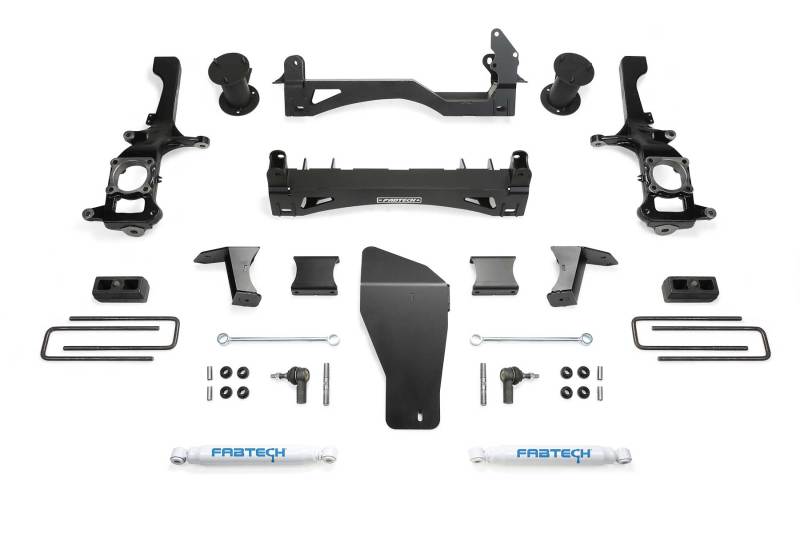 FABTECH 16-18 Nissan Titan Xd 4WD 6in Basic Sys w/Perf Shks