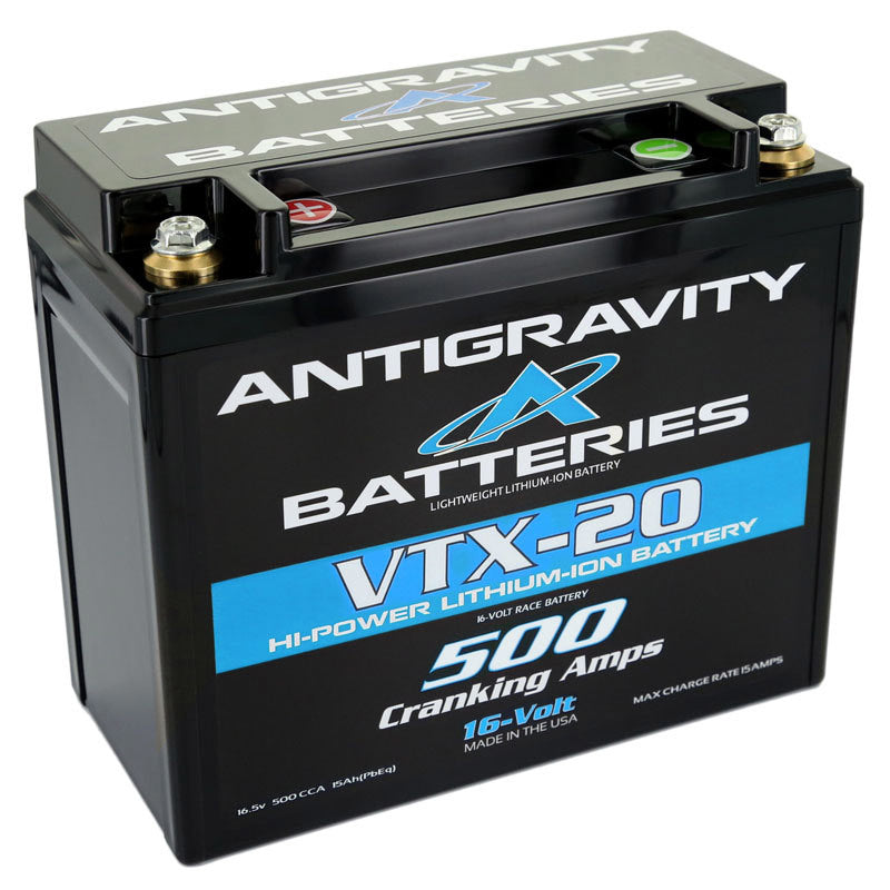 ANTIGRAVITY Special Voltage YTX12 Case 16V Lithium Battery - Right Side Negative Terminal