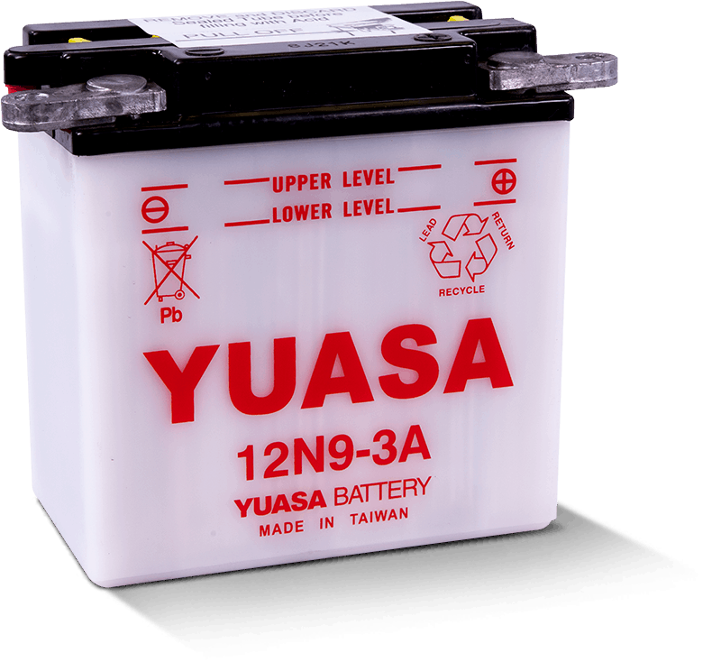 YUASA 12N9-3A Conventional 12 Volt Battery