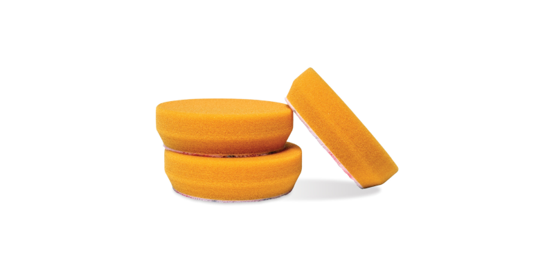 GRIOT'S GARAGE 3in Orange Polishing Pads (Set of 3)