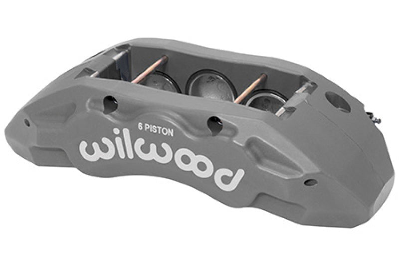 WILWOOD Caliper-TX6R- R/H - Clear 1.62/1.38/1.38in Pistons 1.38in Disc