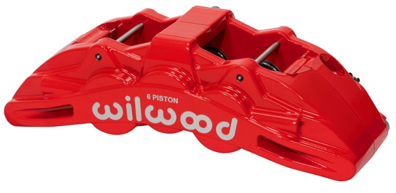 WILWOOD Caliper Red SX6R 4.04in Piston 1.25in Disc