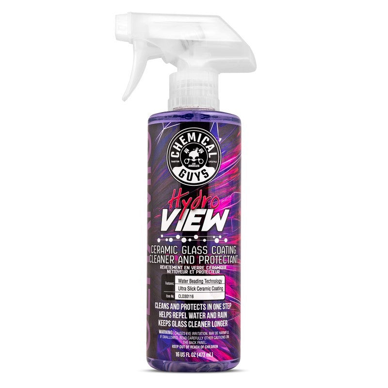 CHEMICAL GUYS HydroView Ceramic Glass Cleaner & Coating - 16oz - Case of 6