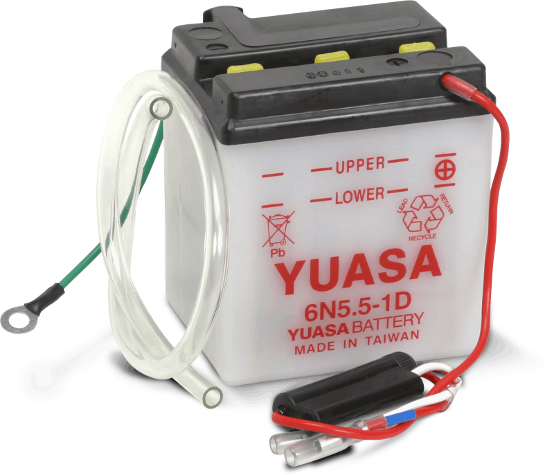 YUASA 6N5.5-1D Conventional 6 Volt Battery