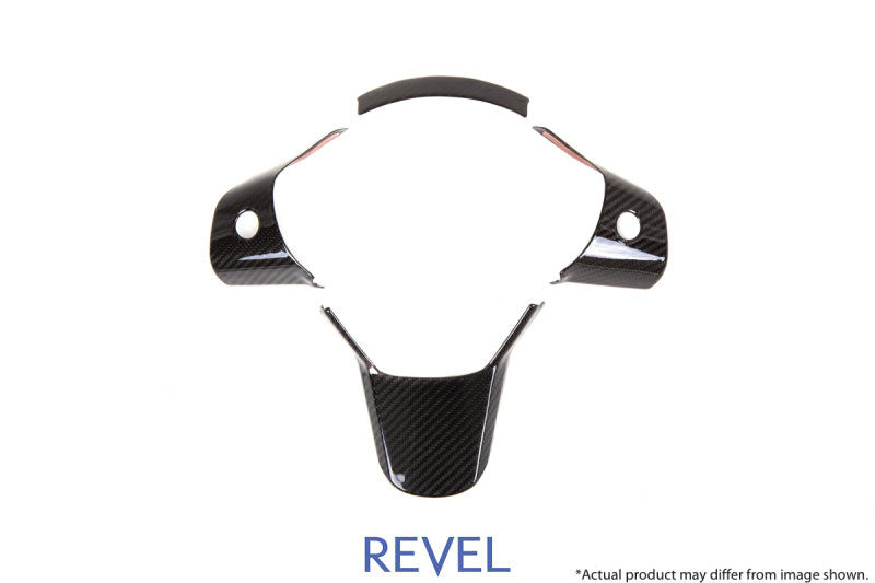 REVEL GT Dry Carbon Steering Wheel Insert Covers Tesla Model 3 - 3 Piece