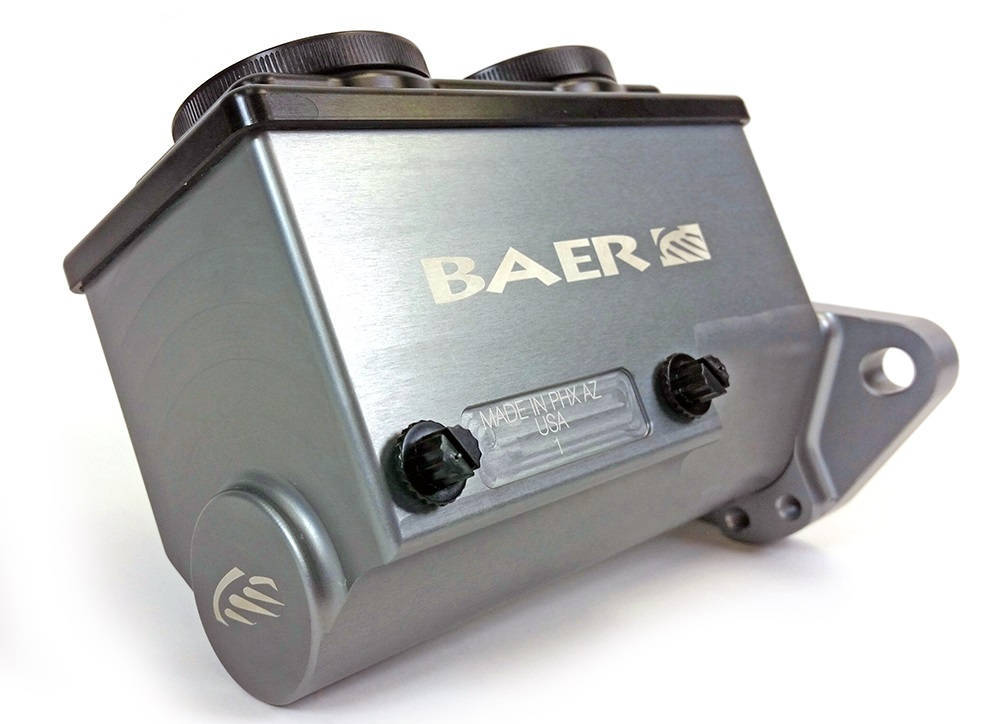 BAER ReMaster Master Cylinder 1in Bore Left Port Gray