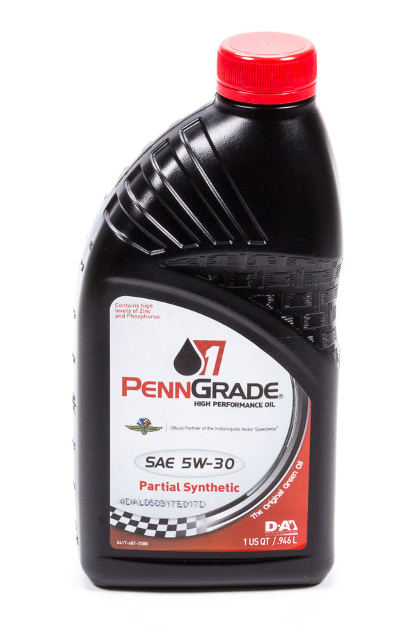 PENNGRADE 5w30 Racing Oil 1 Qt Partial Synthetic