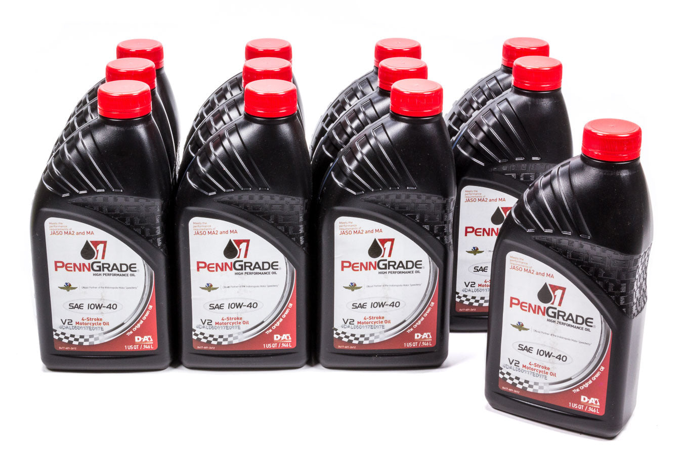 PENNGRADE 10w40 Motorcycle Oil Cs/12-Qt