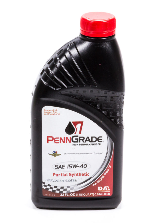 PENNGRADE 15w40 Racing Oil 1 Qt Partial Synthetic