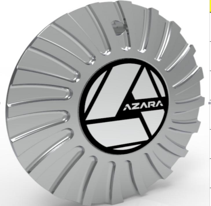 AZARA 502 CENTER CAP - AZAC-502 CAP