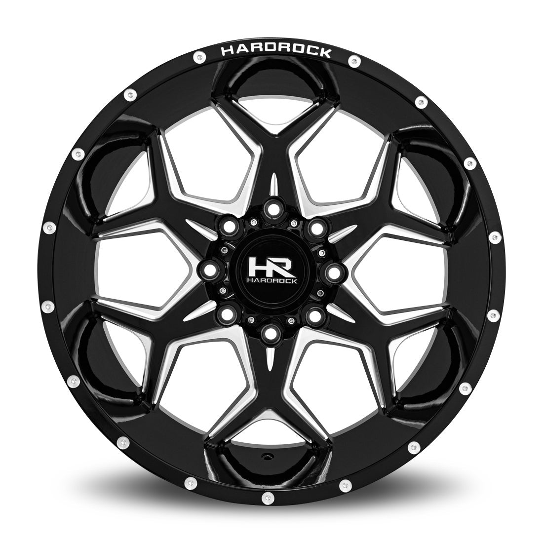 HARDROCK OFFROAD H507 Reckless Xposed Gloss Black Milled