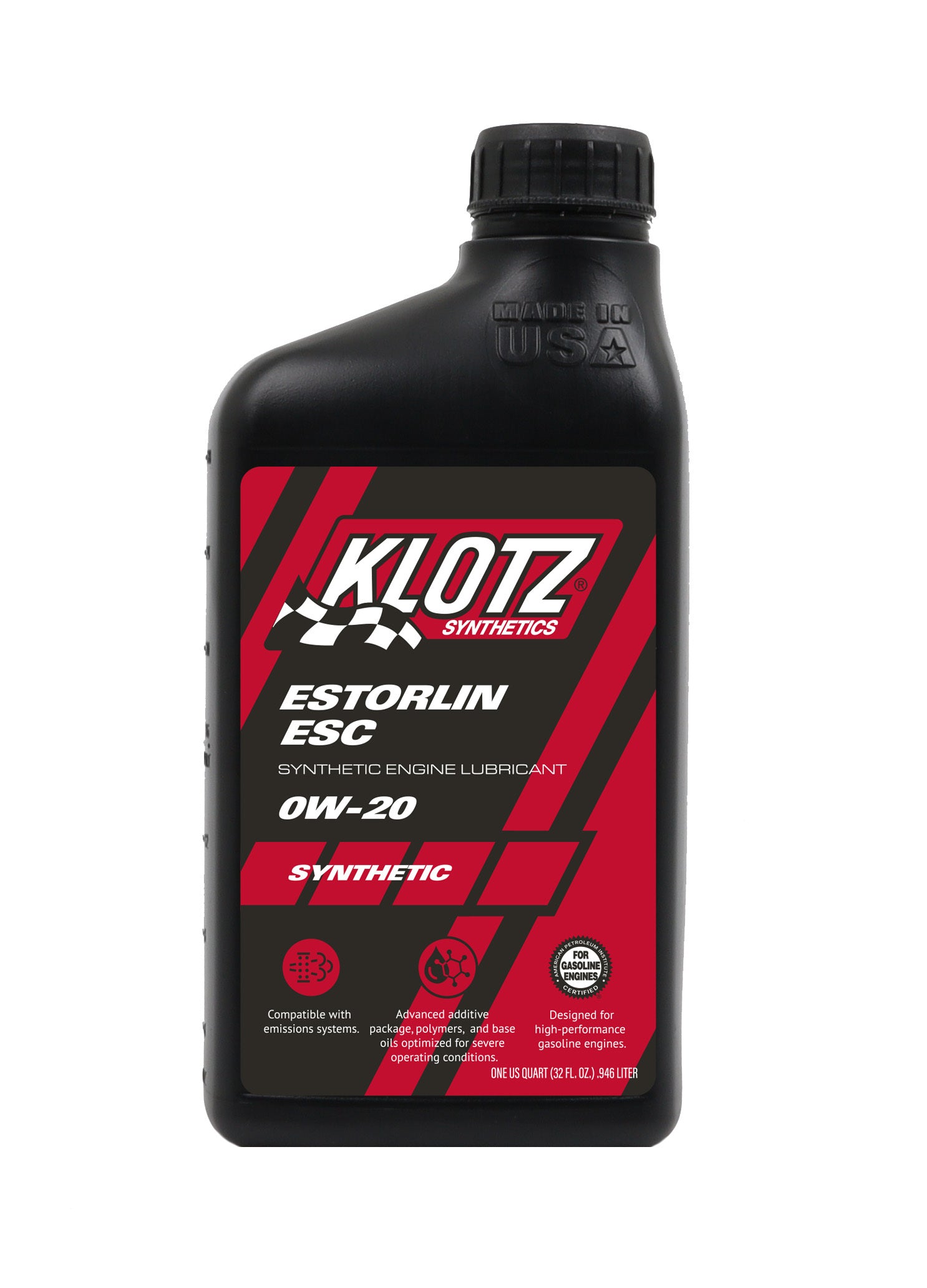 KLOTZ SYNTHETIC LUBRICANTS Estorlin ESC 0W-20 1 Quart