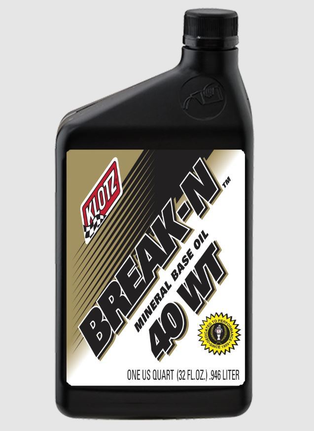 KLOTZ SYNTHETIC LUBRICANTS Break-N Mineral Base Oil 40WT 1 Quart