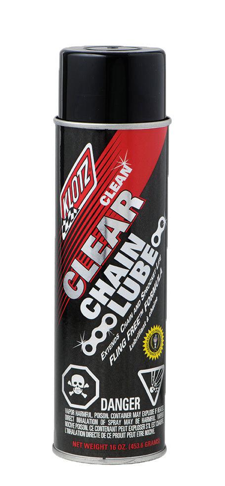 KLOTZ SYNTHETIC LUBRICANTS Clear Chain Lube 16 Ounces