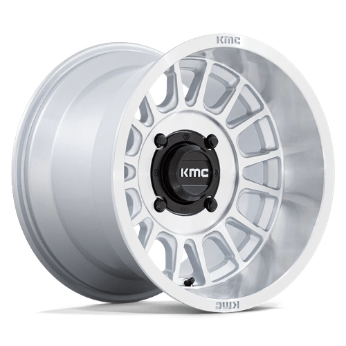 KMC POWERSPORTS KS138 IMPACT UTV Silver With Machined Face